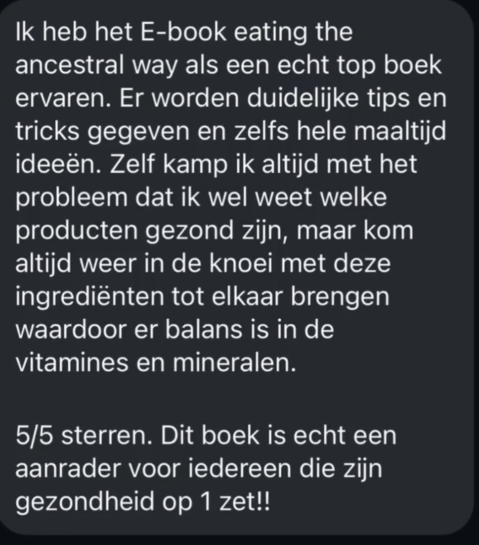 Ervaring van een lezer